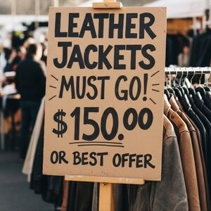 Men's Genuine Leather Biker Jacket